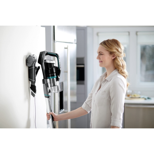 BISSELL - Aspirateur-balai sans fil - ICONPET - Rouleau-brosse anti-enchevêtrement, Smart Seal Allergen, vide sans dégâts |2288F , Noir