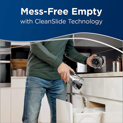 BISSELL - Aspirateur-balai sans fil - ICONPET - Rouleau-brosse anti-enchevêtrement, Smart Seal Allergen, vide sans dégâts |2288F , Noir