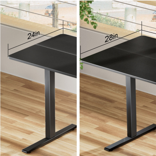 Bureau debout électrique à hauteur ajustable de 160 x 70 cm de Huanuo, noir. Idéal pour un poste de travail informatique à la maison et au