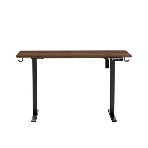 Huanuo 160 x 70cm Walnut Electric Height Adjustable Standing Desk. Perfect for a Computer Workstation Home & Office. Includes Free Shipping!