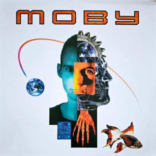 Moby - Moby - Black/ White Marble on Blue - - [Vinyl]
