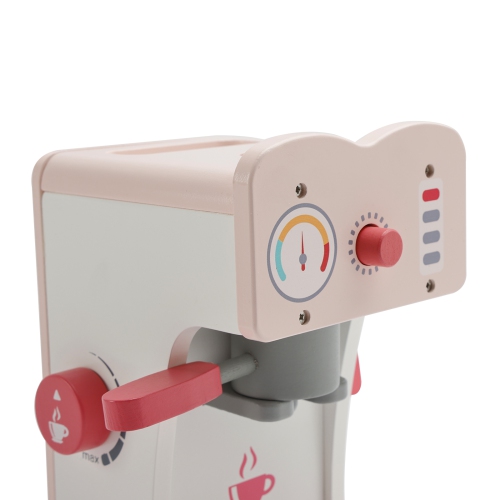 Simulation Pink Coffee Machine Play Kitchen Dishes Set Pretend Toy Kid Gift
