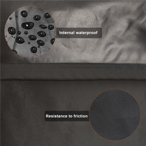 48*24 * 42 pouces Couvercle de support de rangement extérieur pour bûches de feu Protection contre la neige imperméable