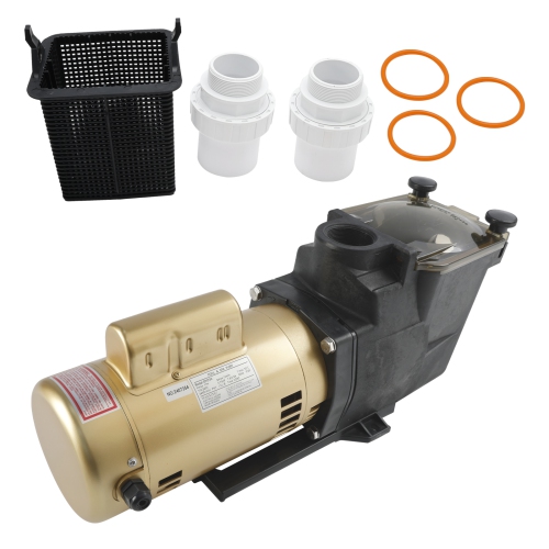 W3SP2605X7 Super pompe à une vitesse 3/4HP Pompe de piscine 115/230V pour Hayward