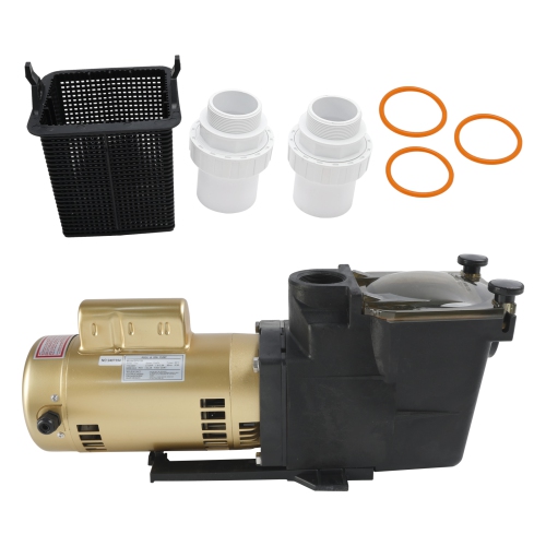 W3SP2605X7 Super pompe à une vitesse 3/4HP Pompe de piscine 115/230V pour Hayward