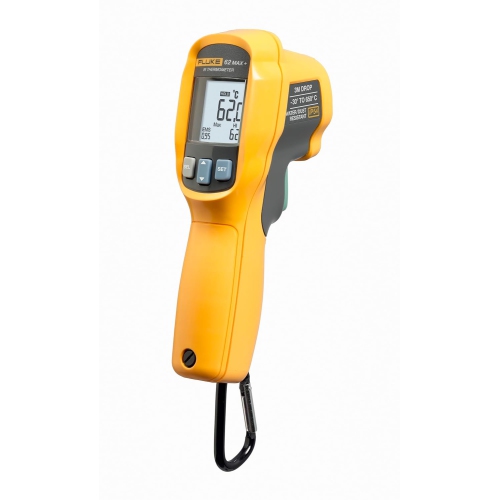 FLUKE  62 Max Plus Ir Thermometer, Non Contact, -20 to +1202 Degree F Range