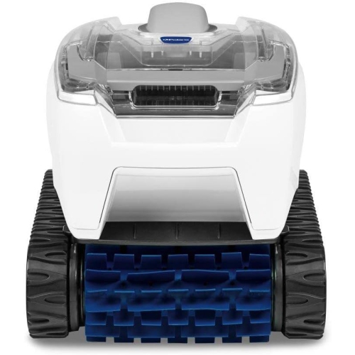 Nettoyant de piscine robotique P70 de Polaris pour piscines hors terre, couvercle transparent avec réservoir filtrant facile à nettoyer, compact et