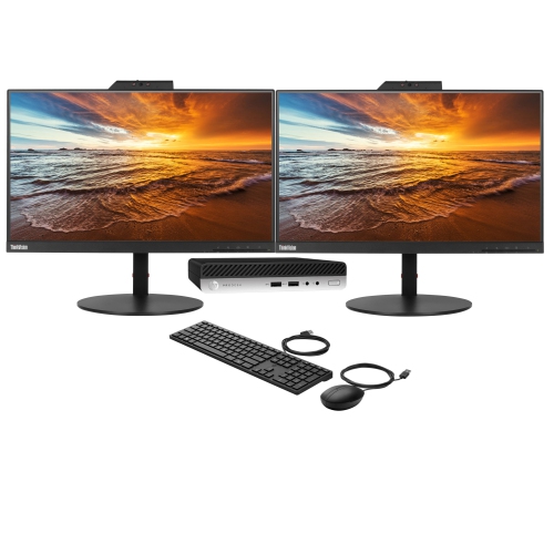 Tout-en-un HP mini 2 écran 22&nbsp;po FHD , Pentium Gold G5400T , 16&nbsp;Go, 256&nbsp;Go+500&nbsp;Go PCIe, garantie de 1 ans, 101005-21223