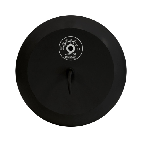 Ecler Spherical Pendant Ceiling Speaker 6.5 inches 160 Watts 8 Ohms or 70v/100v Black