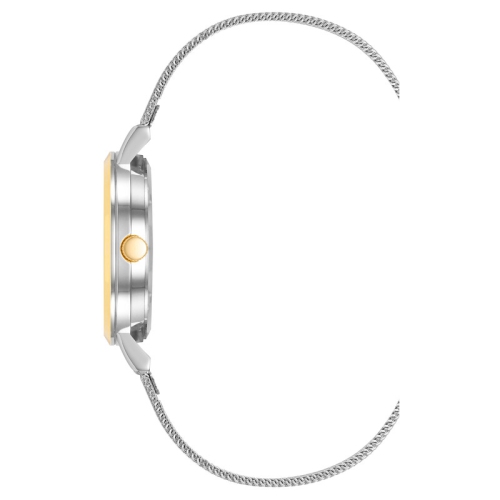 Anne Klein Ladies Round 32mm Watch Two - Tone Gold and Silver Mesh Bracelet Strap