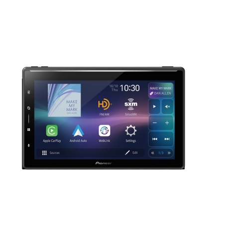 PIONEER DMH-WT6000NEX 10.1" - HD Display Android Auto, Apple CarPlay, Bluetooth, PxLink App -fits in a DIN dash opening- Floating Type Multimedia