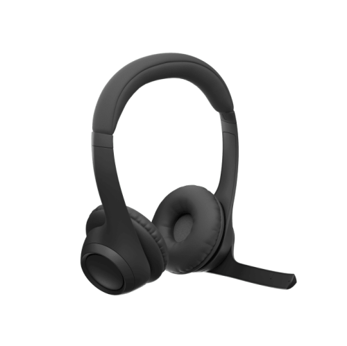 Casque d'écoute stéréo sans fil à suppression du bruit avec micro Zone 305 de Logitech - Noir