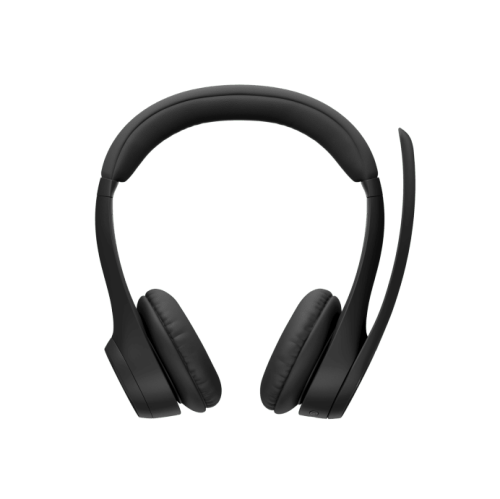 Casque d'écoute stéréo sans fil à suppression du bruit avec micro Zone 305 de Logitech - Noir