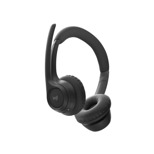 Casque d'écoute stéréo sans fil à suppression du bruit avec micro Zone 305 de Logitech - Noir