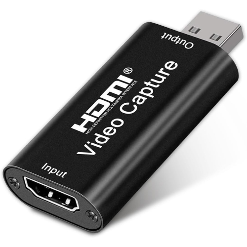 4K HDMI Video Capture Card, Cam Link Card Game Capture Card Audio Capture Adapter HDMI to USB 2.0 Record Capture Device for Streaming, Live Broadcast