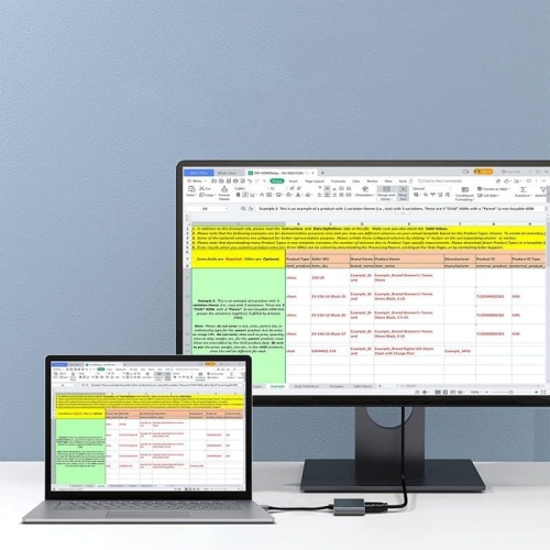 Adaptateur USB 3,0-C à HDMI avec port HDMI 4K et concentrateur convertisseur de port de chargement 100 W-C, adaptateur multiport audio-vidéo