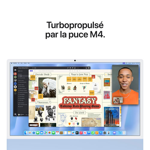Apple iMac 24" (Fall 2024) - Blue (Apple M4 Chip / -Core GPU / 16GB RAM / 256GB SSD