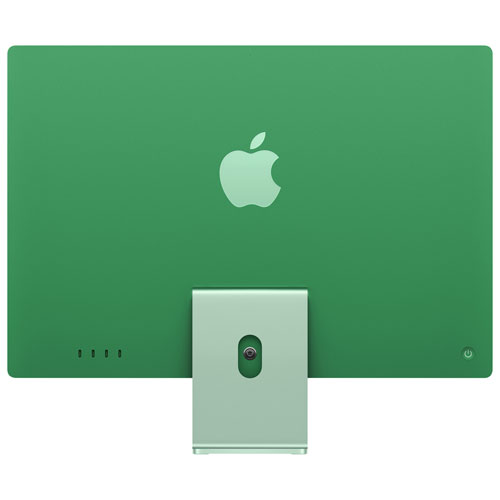 iMac de 24 po d'Apple - Vert (puce M4 d'Apple/processeur graphique 10 coeurs/RAM 16 Go/SSD 256 Go) - Anglais