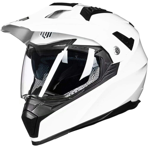 Boîte ouverte – Casque tout-terrain de motocyclette Dual Sport Visor modèle 606&nbsp;V