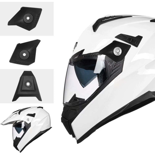 Open Box –ILM Off-Road Motorcycle Dual Sport Helmet Full Face Visor Model 606V
