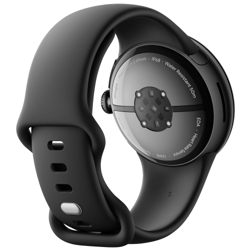 Refurbished - Google Pixel Watch 3 (LTE + GPS) 41mm Matte Black Aluminum Case with Obsidian Active Band