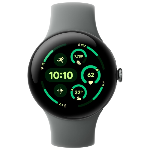 GOOGLE  Refurbished (Good) - Pixel Watch 3 (Gps) 45MM Matte Hazel Aluminum Case With Hazel Active Band