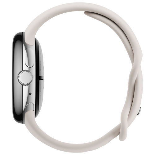 Open Box - Google Pixel Watch 3 41mm Polished Silver Aluminum Case with Porcelain Active Band