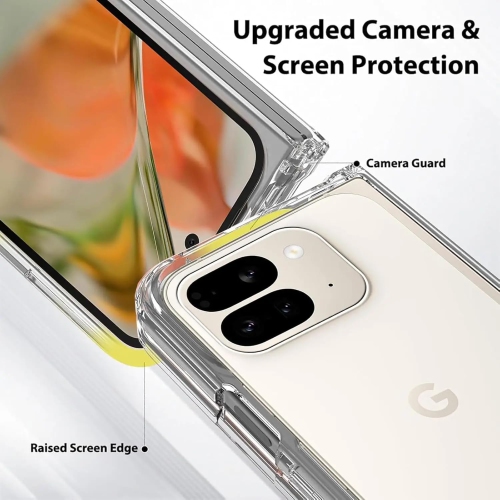 [CS] Étui mince en TPUR antichoc Couverture arrière pour Pixel 9 Pro Fold de Google, transparent