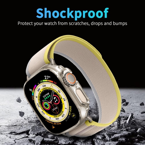 [2 paquets] Étui robuste et protecteur d'écran pour Apple Watch Series 10 46&nbsp;mm, transparent
