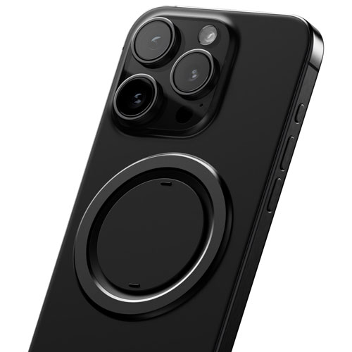 ohsnap! Snap 4 Luxe MagSafe Universal Cell Phone Expanding Grip & Stand - Obsidian Black