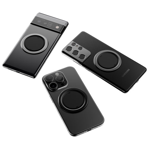 ohsnap! Snap 4 Luxe MagSafe Universal Cell Phone Expanding Grip & Stand - Obsidian Black