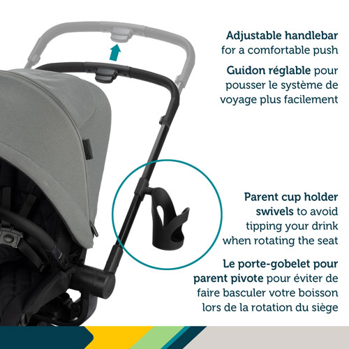 Safety 1st Turn and Go 360° Rotating Travel System - Brilliant
