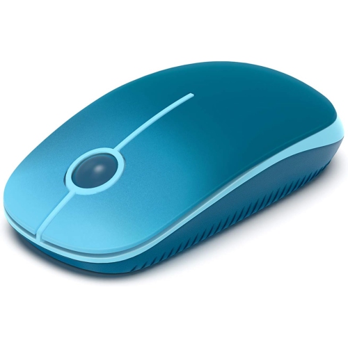 VECELOLIBILIS  Wireless Mouse, 2.4G Slim Portable Computer Mice With Nano Receiver for Computer, Notebook, Laptop, Gradient In Blue