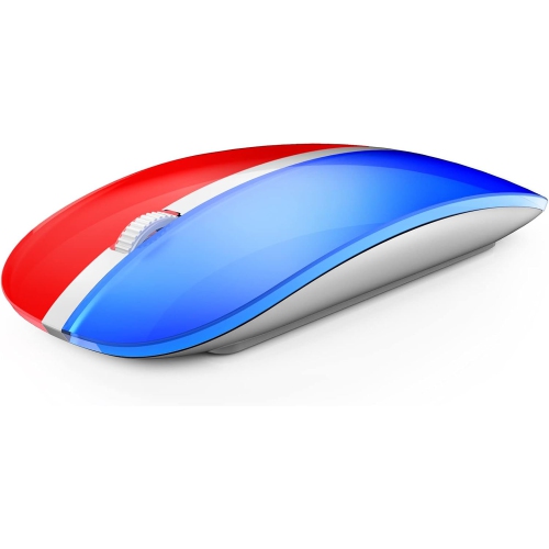 2.4G Computer Mouse Wireless, Silent Wireless Mouse, Portable Ergonomic Wireless Mouse with 5 Adjustable DPI Levels, Cordless Mouse for Desktop,