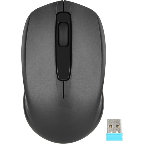 NONE Wireless Mouse Rm100, Computer Mouse With Nano Receiver, USB Mouse for Laptop, Computer, PC