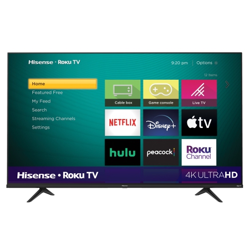 Refurbished - Hisense 85" Class 4K UHD LED LCD Roku Smart TV HDR R6 Series (85R6E4)
