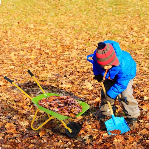 Jouet de jardin Ourdoor Garden en métal pour enfants avec brouette