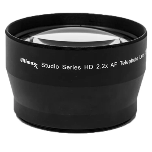 ULTIMAXX  Professional 40.5MM 2.2X HD Af Telephoto Lens for Cameras Camcorders