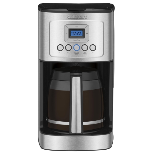 Cuisinart – DCC-3200 Carafe en verre de 14&nbsp;tasses avec poignée en acier inoxydable, cafetière programmable, argenté