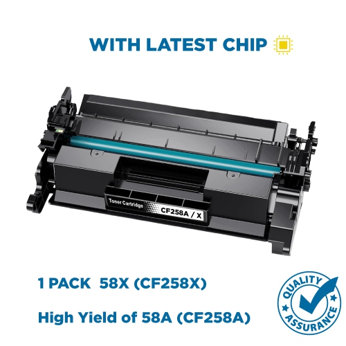 Imprimante Pro™ de remplacement compatible pour HP 258&nbsp;A Cartouche de toner noir à haut rendement 58&nbsp;A 58X CF258X HP LaserJet Pro MFP M428f