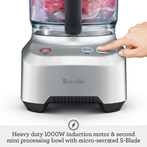 Breville – Robot culinaire Sous Chef 12 Plus BFP680BAL, argenté