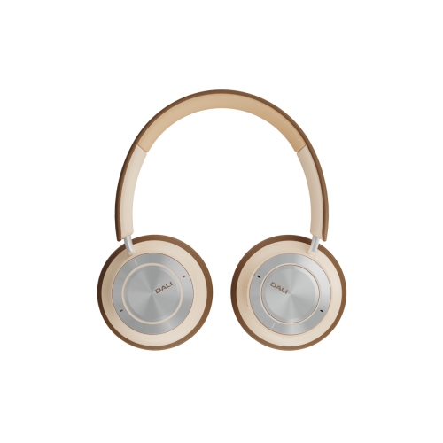 DALI IO-8 Premium Wireless Over-The-Ear Headphones with Active Noise Cancellation, Caramel White