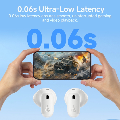 Edifier X1 Lite True Wireless Earbuds, Bluetooth 5.4 Earphones for Clear Calls, IP54 Sweat Resistant Low Latency Supports Fast Charging