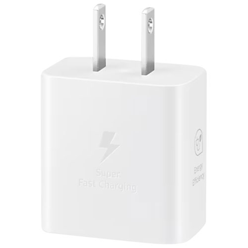 Samsung 25W USB-C Power Adapter - White