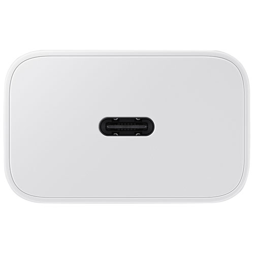 Samsung Super Fast Charging 25W USB Type-C Wall charger with Type-C Cable - White