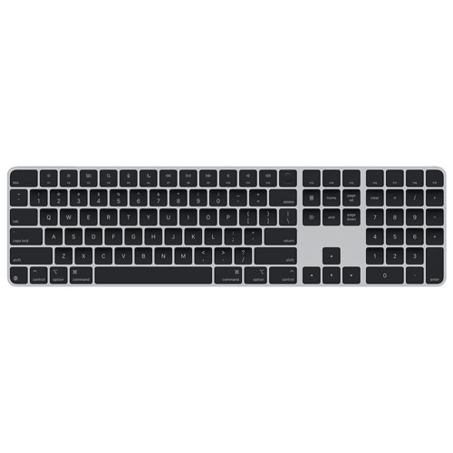 Clavier Magic Keyboard avec Touch ID et pavé numérique d'Apple - Noir - Français