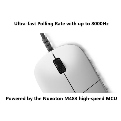 End Game Gear XM2 8k Wired Gaming Mouse - Lightweight 52g, Right-Handed, Swappable Kailh GX Main Button Switches, PixArt PAW3395 Optical Sensor, 26K