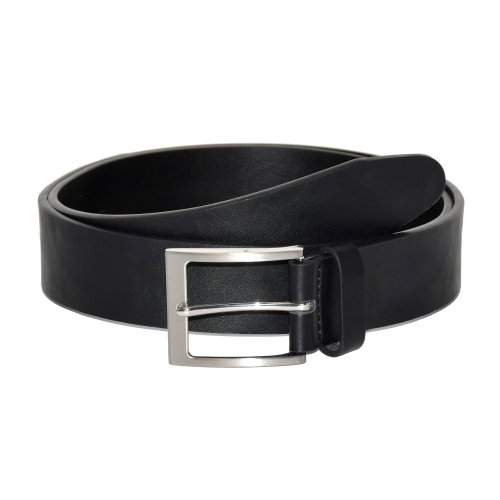CLUB ROCHELIER  Leather Belt W/brushed Nickel Hardware In Multicolor