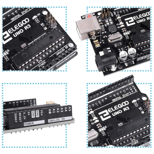 UNO R3 Board ATmega328P with USB Cable for Arduino by ELEGOO.