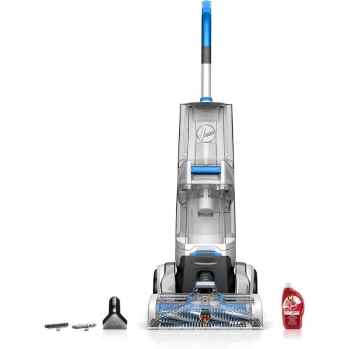 Smartwash Automatic Upright Carpet Cleaner Model FH52001V in Blue for Effortless Carpet Cleaning and Maintenance.